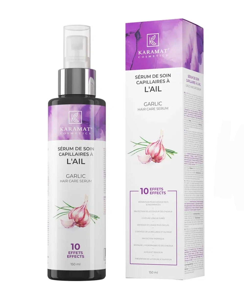 Le Sérum capillaire à l'ail : Le soin de tous les jours pour des cheveux transformés - Karamat Cosmetics