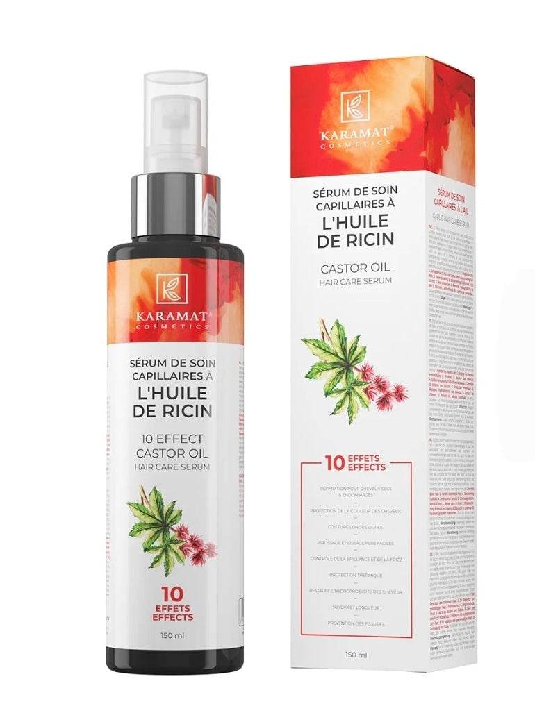 Sérum de soin capillaire à l'huile de ricin - Karamat Cosmetics - L.N Jigeen