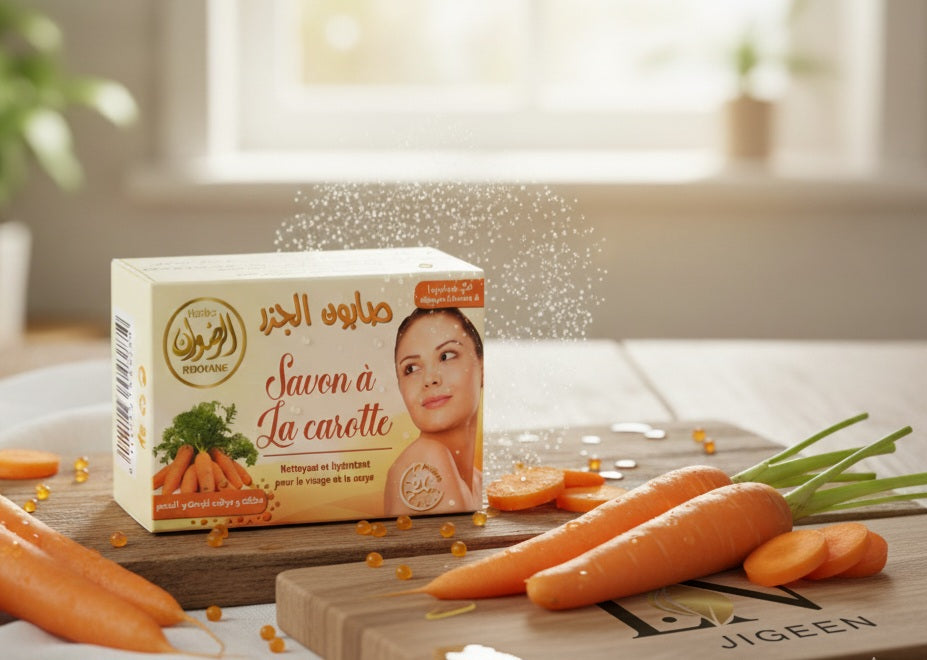 Carrot Soap: Nature at the service of your beauty!"
- Herbo Ridouane