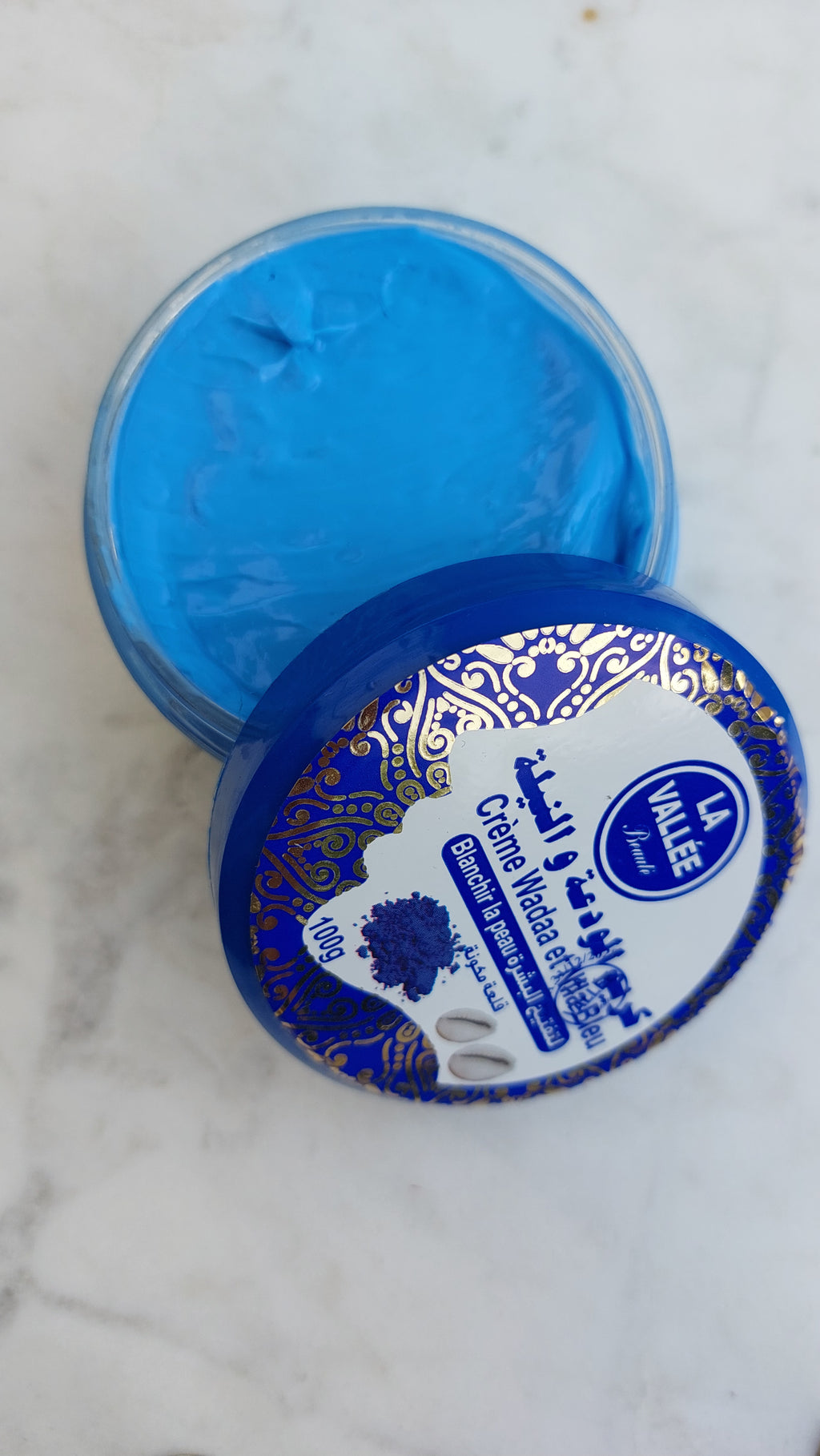 Crème visage wadaa et Nila bleu