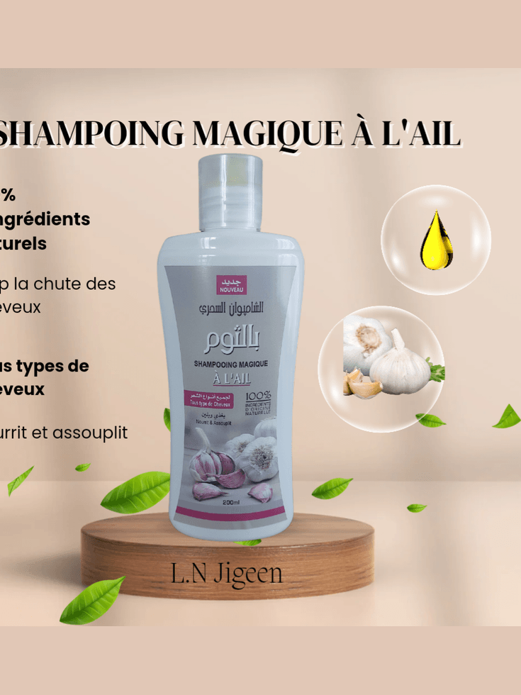 Shampoing magique à l'ail - Herbo Ridouane - L.N Jigeen 