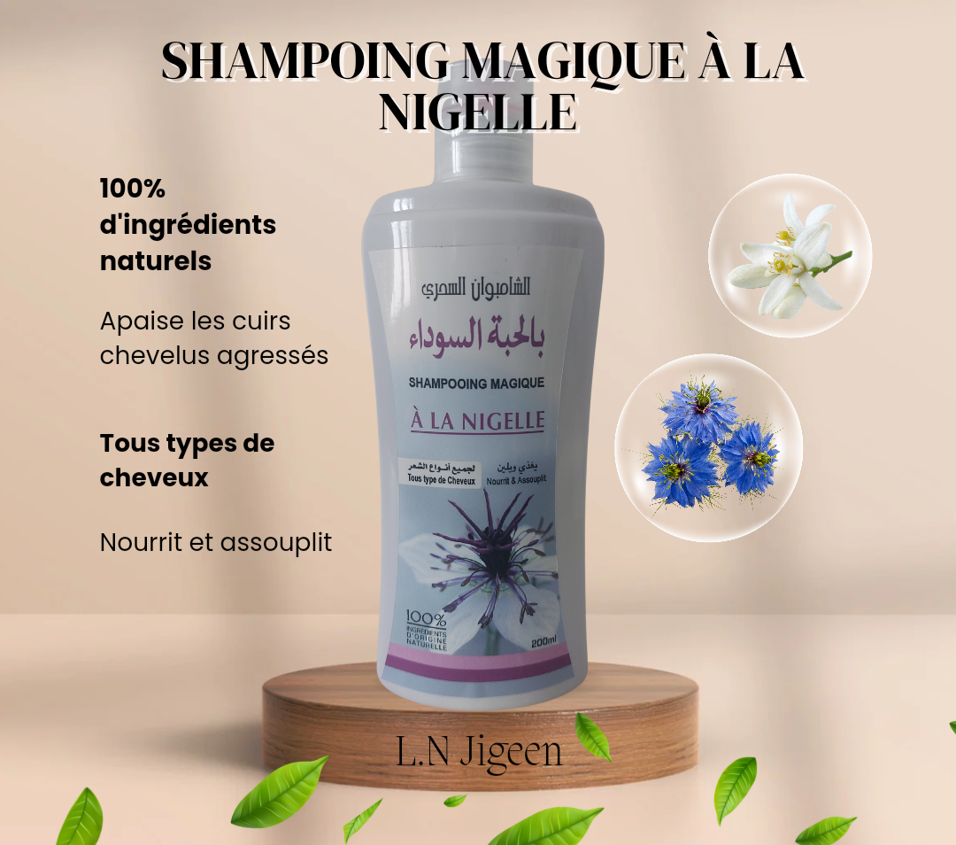 Magical black cumin shampoo - Herbo Ridouane