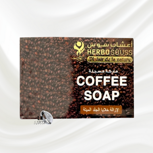 Réveillez Votre Peau avec Notre Savon au Café de Herbo Souss ! ☕✨