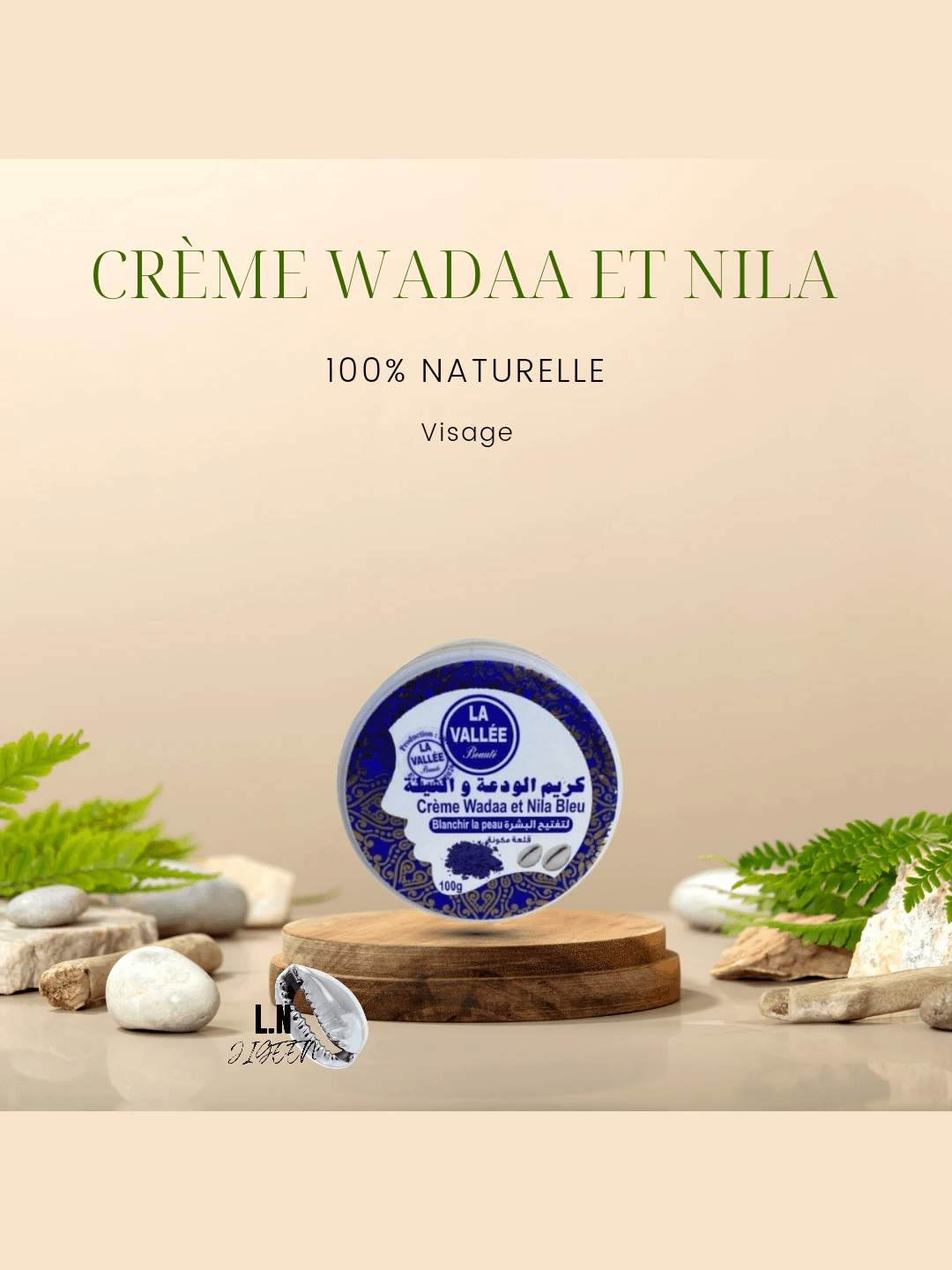 Crème Visage La Vallée : Révélez l'éclat Naturel de votre Peau – Produit Secret de la Beauté Arabe - L.N Jigeen 