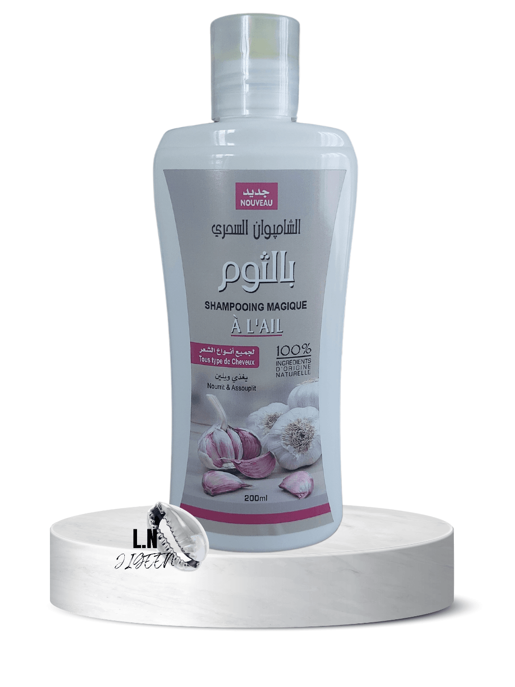 Shampoing magique à l'ail - Herbo Ridouane - L.N Jigeen 