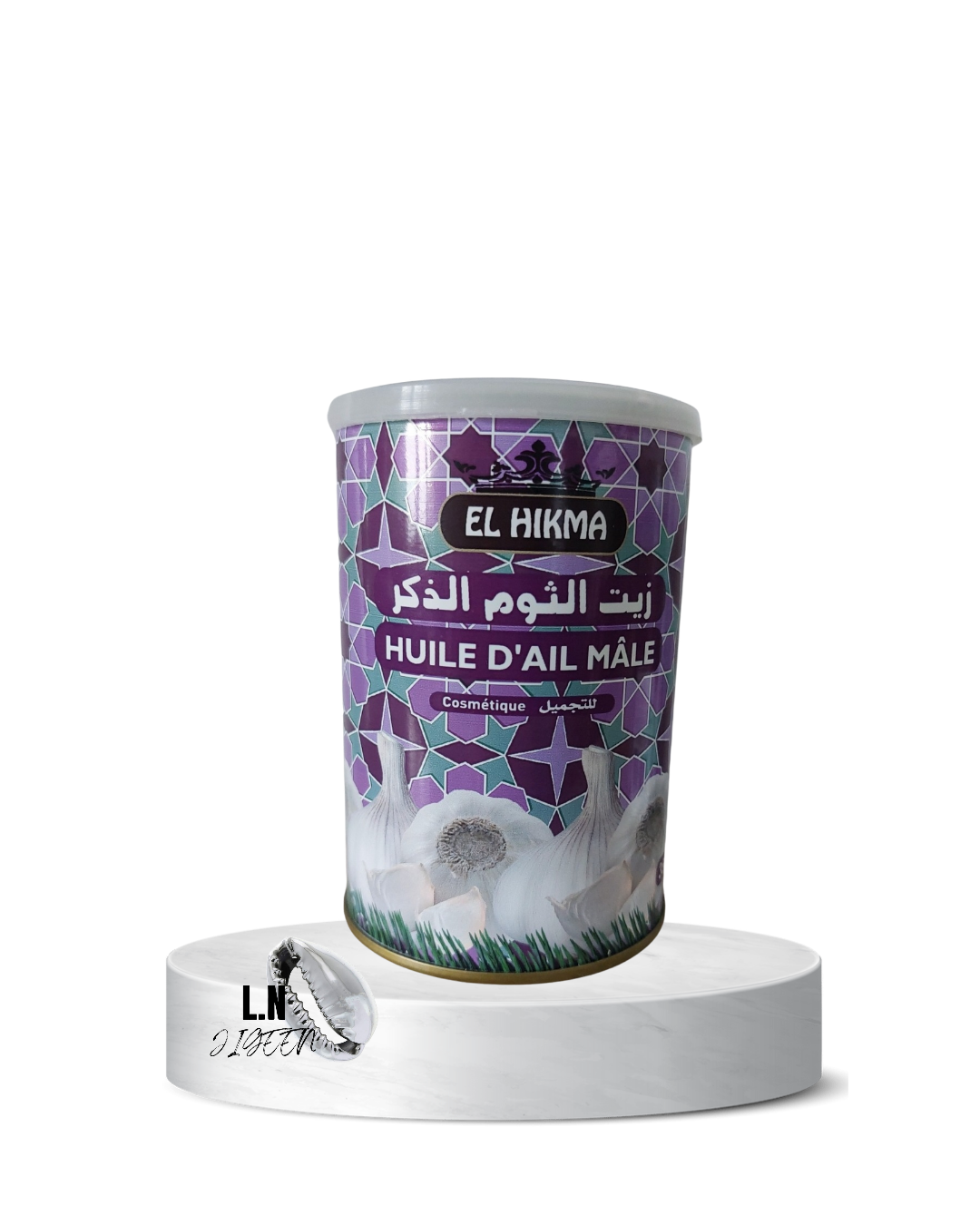 "Reveal the Beauty of Your Hair with El Hikma Garlic Oil: Strength, Shine and Natural Radiance!"