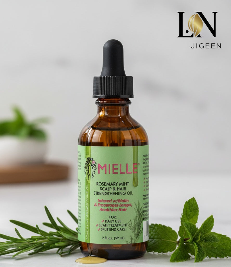 Fortifying oil with rosemary and mint - Mielle
