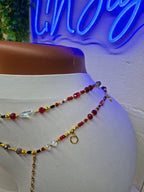 Bijou de Corps "L’INSOUMISE" – Parure de Hanches "Maître à Genou" & Chaîne de Cuisse Fétiche | Création Unique Artisanale