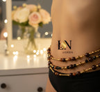 Perles de Taille Chic & Féminines - Création Unique 85-90 cm | Bijoux de Corps Traditionnels | LN JIGEEN