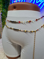 Bijou de Corps "L’INSOUMISE" – Parure de Hanches "Maître à Genou" & Chaîne de Cuisse Fétiche | Création Unique Artisanale