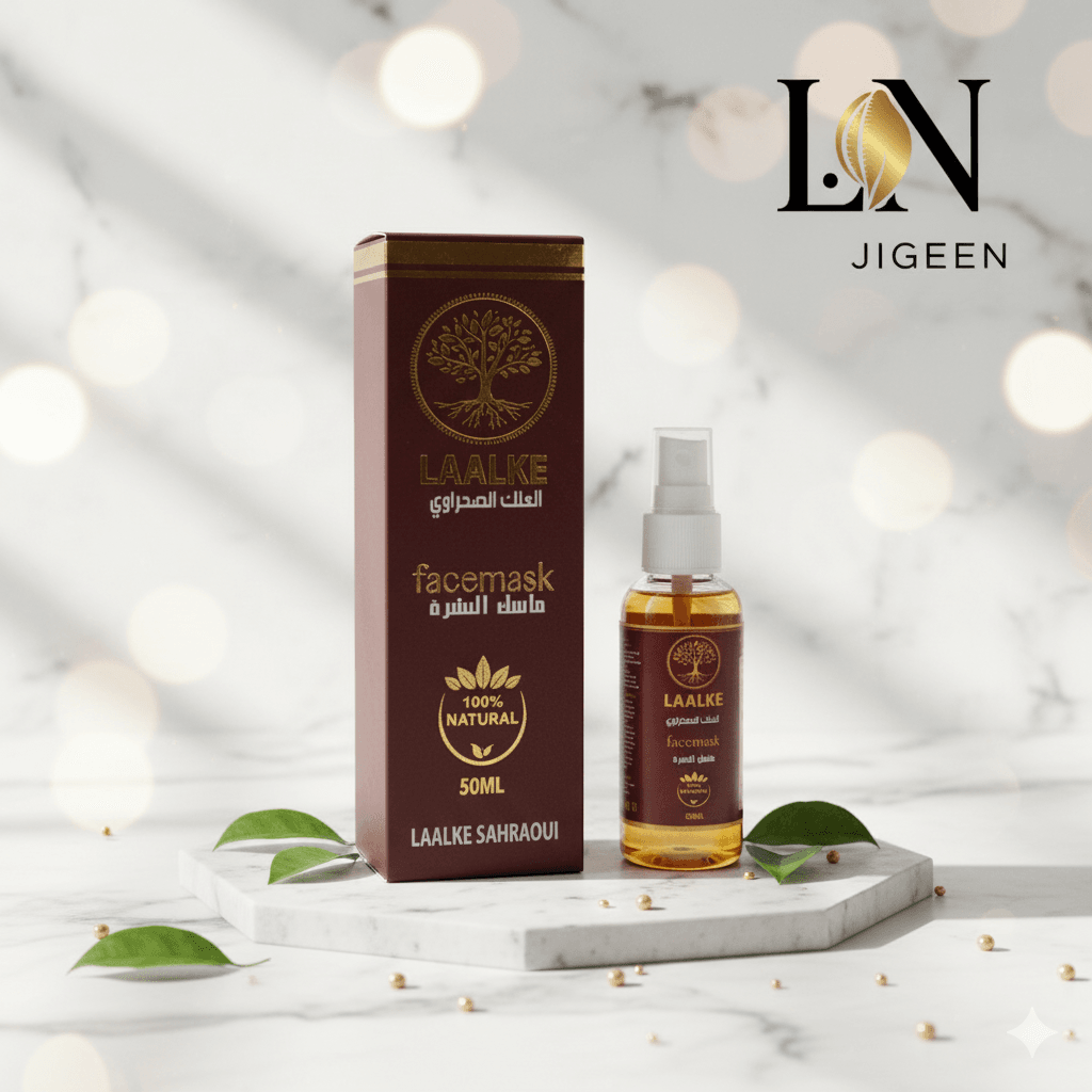 LAALKE : Masque Visage Naturel et Hydratant à l'Encens Sahraoui - L.N Jigeen 