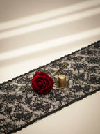 Robe Longue Dentelle Noire Aria - Élégance Audacieuse & Tendance Automne/Hiver Jigeen - L.N Jigeen 