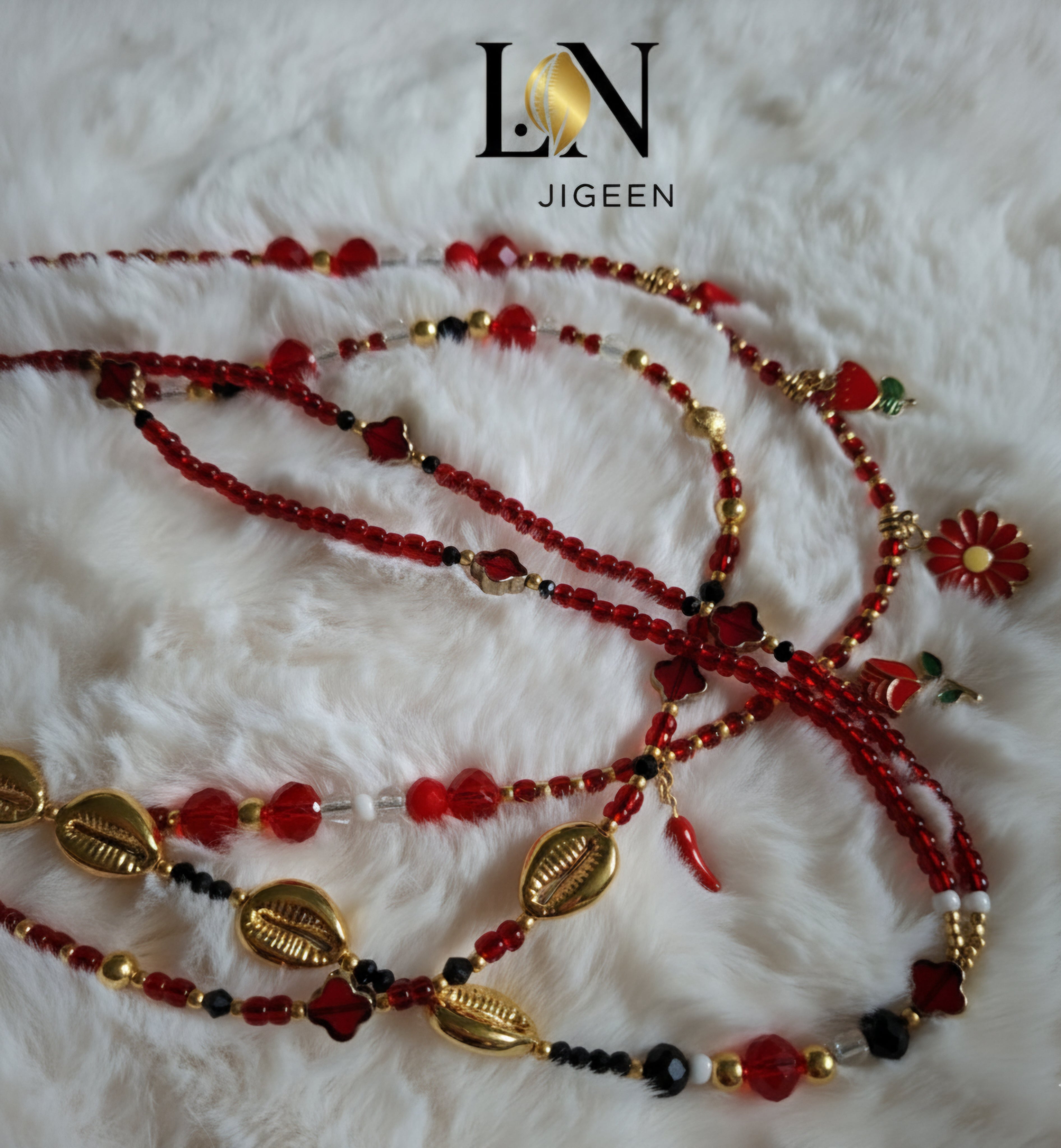 Perles de Reins Artisanales L.N Jigeen | Bijoux de Corps Traditionnels et Modernes