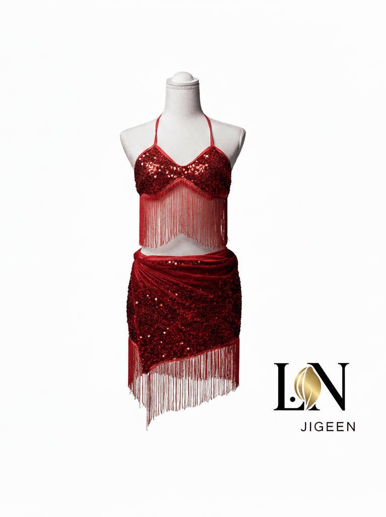 Halimatou : L'Ensemble de Lingerie Sequin pour des Nuits Envoûtantes - L.N Jigeen 