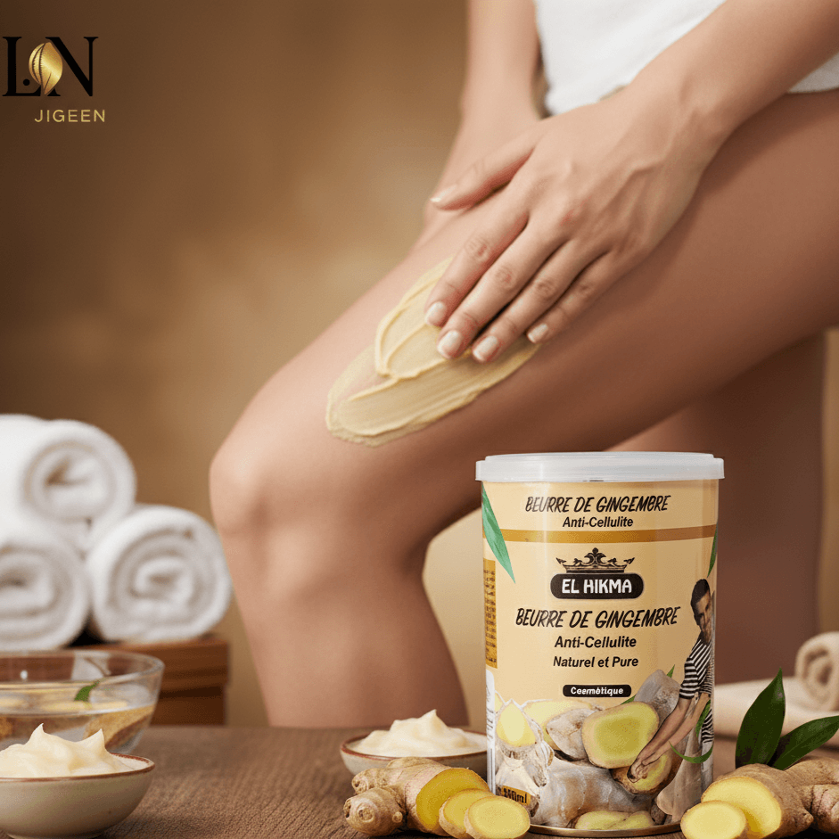 Beurre de Gingembre - votre alliée contre la cellulite - L.N Jigeen 