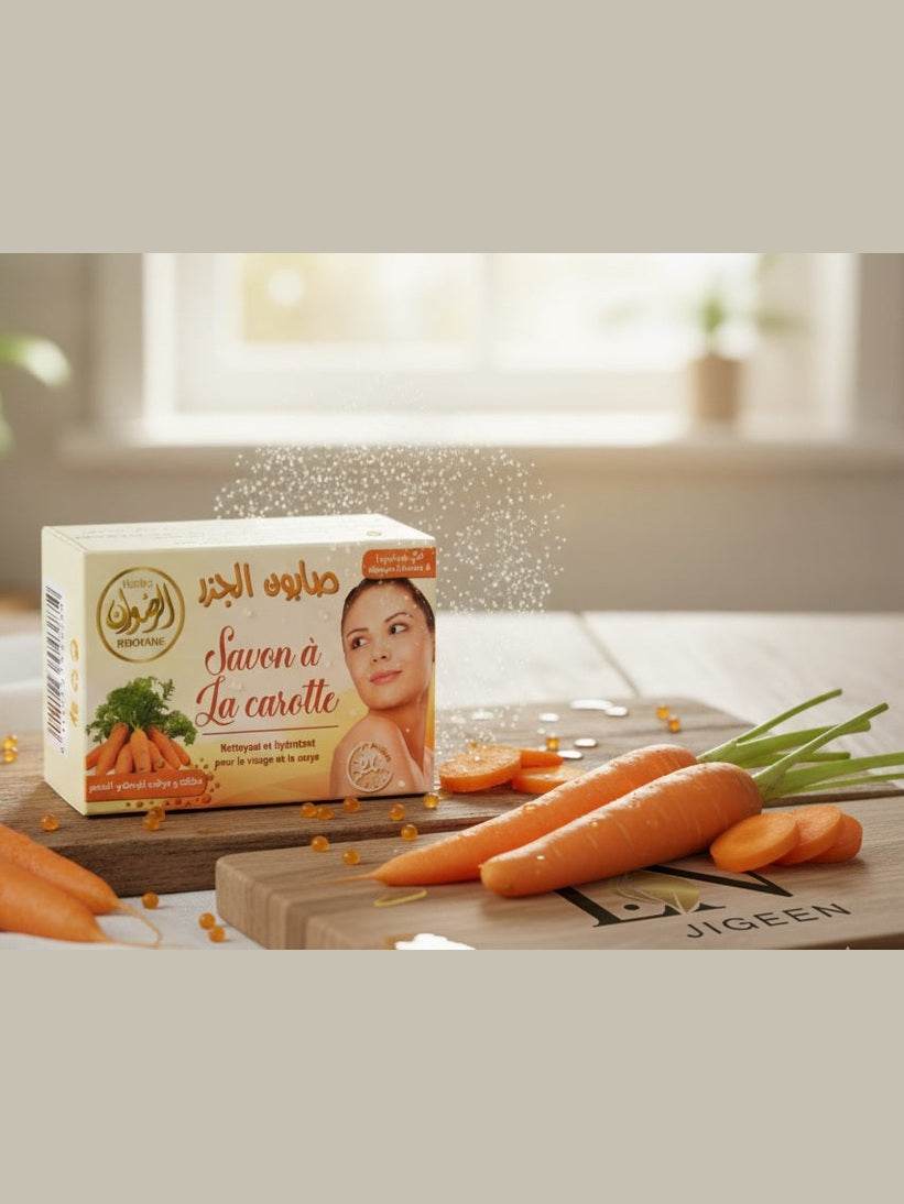 Carrot Soap: Nature at the service of your beauty!"
 - Herbo Ridouane