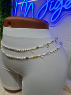 Perle de Reins "Baby" – Bijou de Corps Artisanal en Cristal et Or – Fait Main