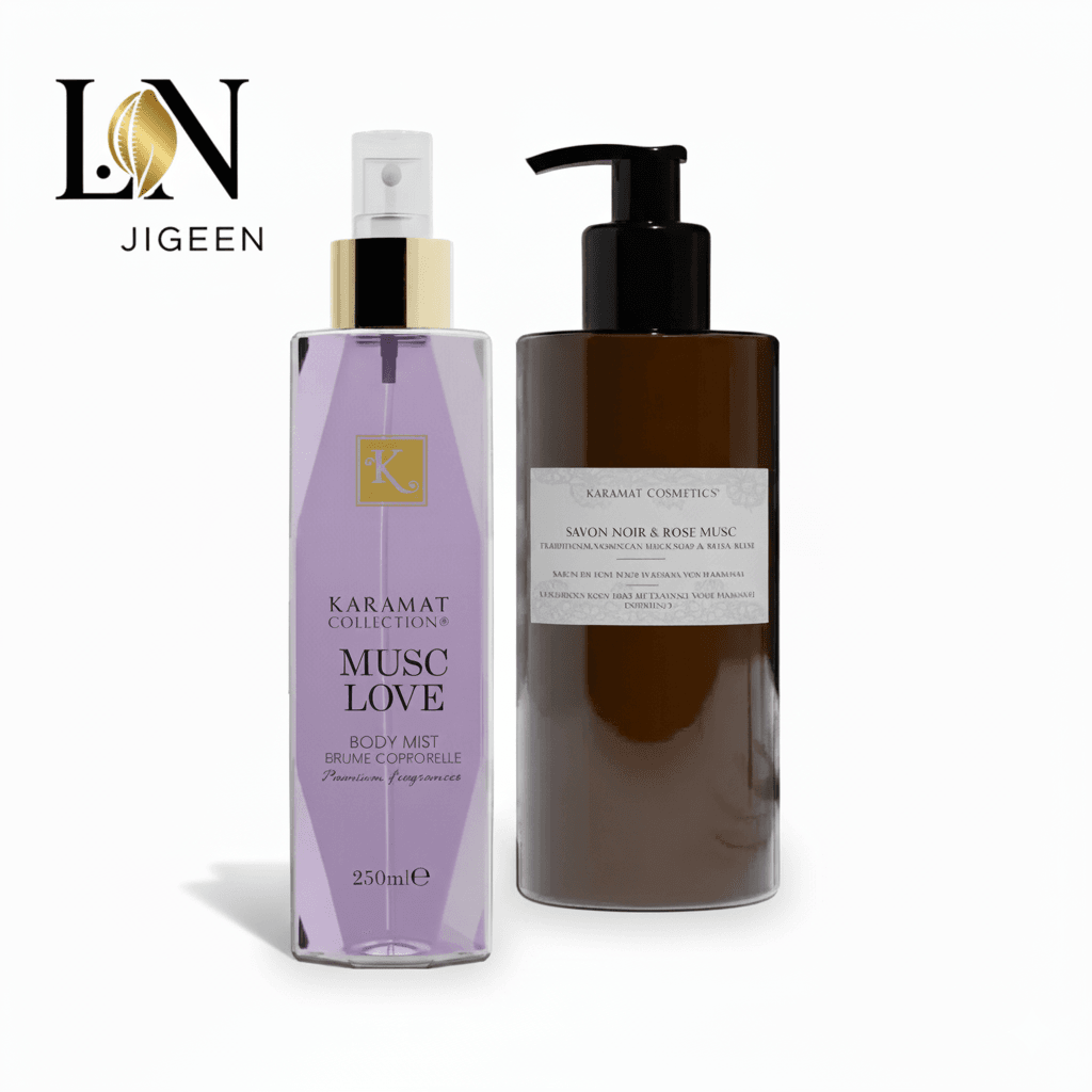Votre Duo beauté quotidien: L'essentiel Rose & Musc - Karamat cosmetics - L.N Jigeen 