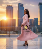 Découvrez la robe Marie : L'élégance douce de l'Automne - L.N Jigeen 