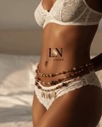 Le Trio Sira – Parure de Perles de Reins (Baya) Artisanale