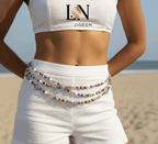 L'Ambre Sauvage : Perles de Reins Artisanales & Bijoux de Taille pour Femme