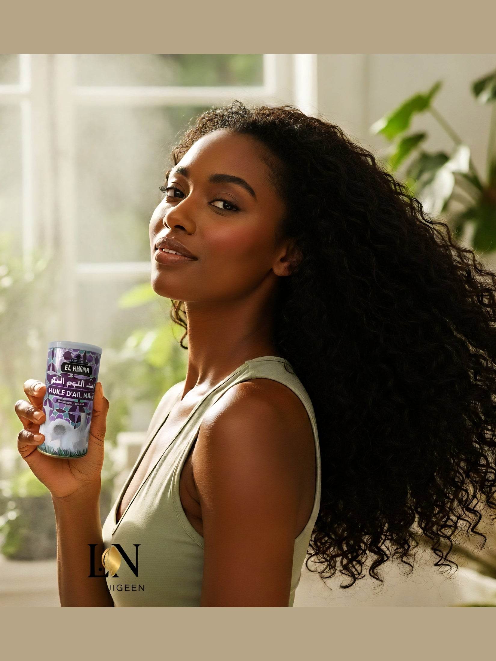 "Reveal the Beauty of Your Hair with El Hikma Garlic Oil: Strength, Shine and Natural Radiance!"