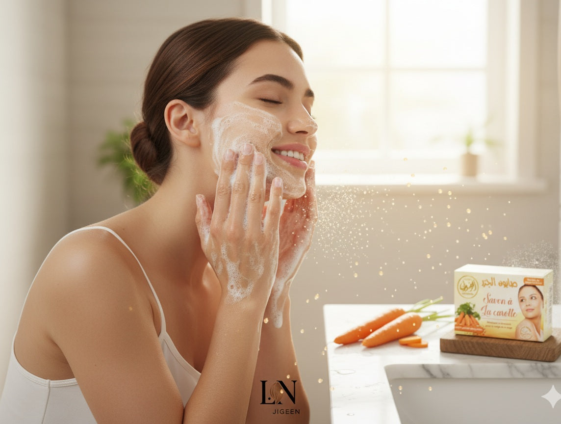 Carrot Soap: Nature at the service of your beauty!"
 - Herbo Ridouane