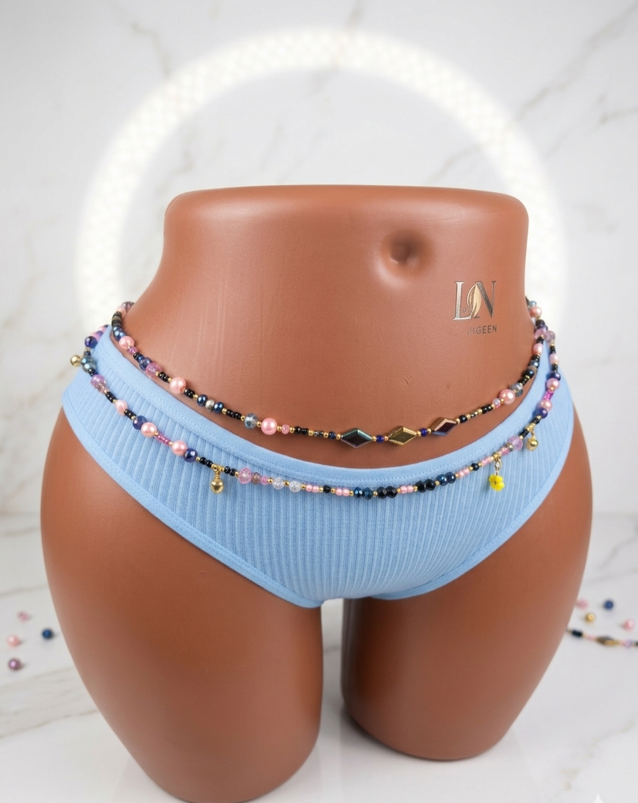 Perles de Reins "Zuri" – Duo de Bayas Uniques | Collection Symphonie Jigeen