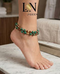 Duo Zora – Ensemble de 2 Bracelets de Cheville Artisanaux