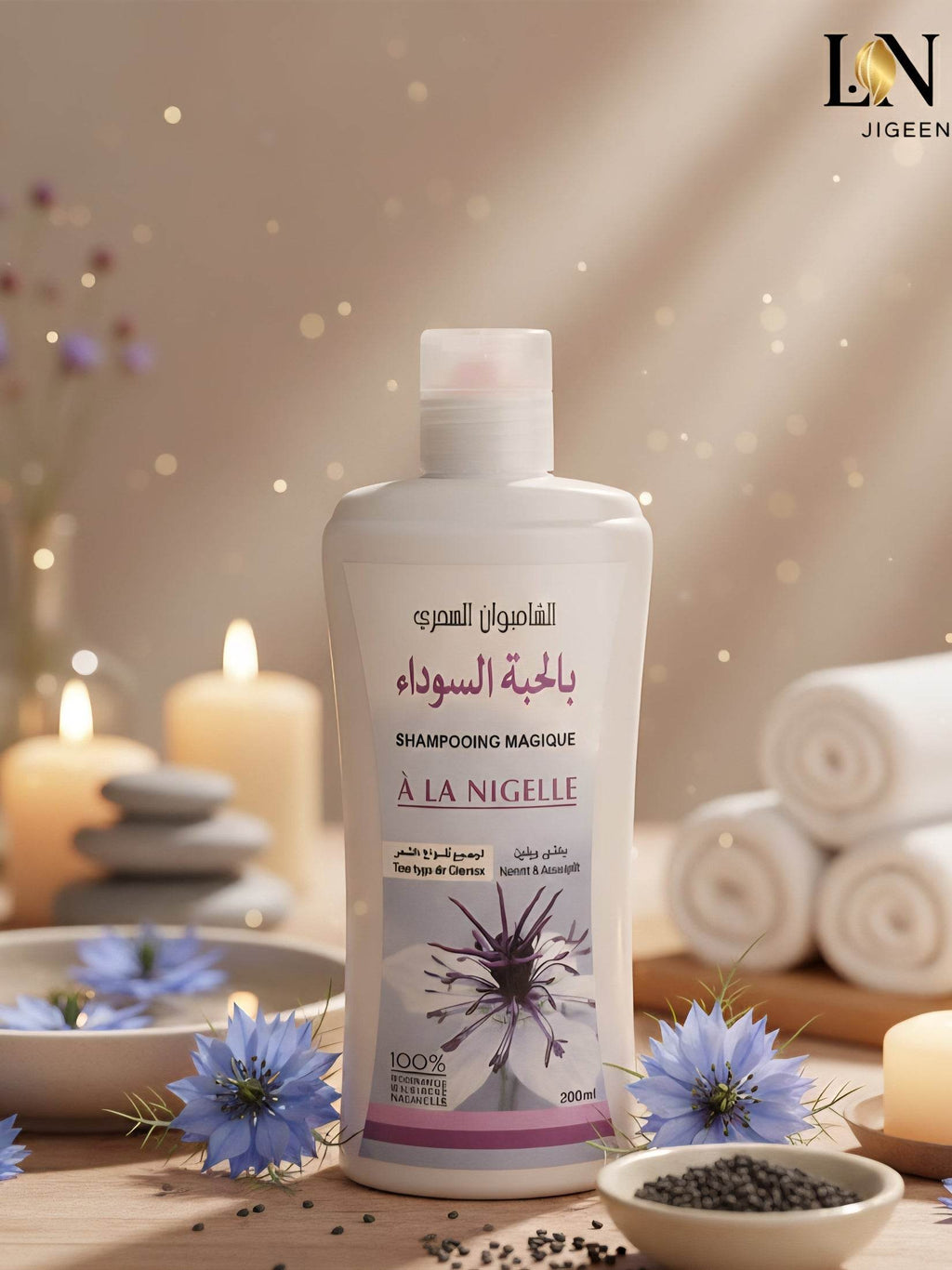 Shampoing magique à la nigelle - Herbo Ridouane - L.N Jigeen 